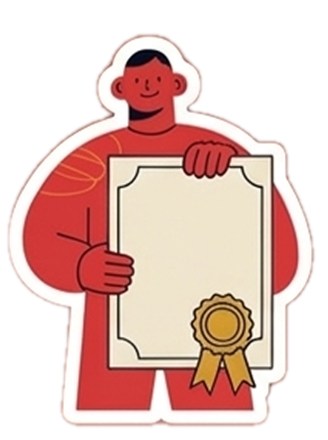 Стикер аккредитация